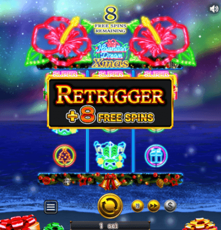 Retrigger ハワイアンドリームクリスマスのハイビスカスラッシュスーパーリトリガー