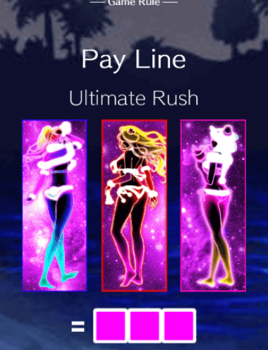 Ultimate Rush pay line